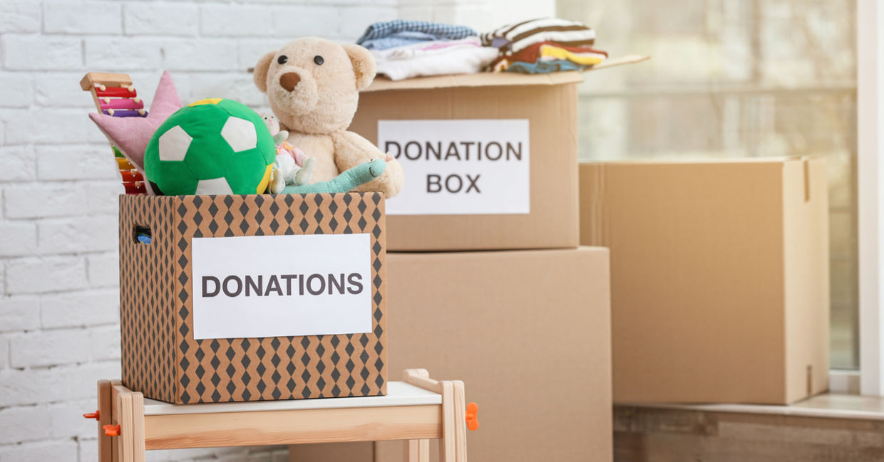 Fill donation boxes while you spring clean on Good Deeds Day. Fill donation boxes while you spring clean on Good Deeds Day.
