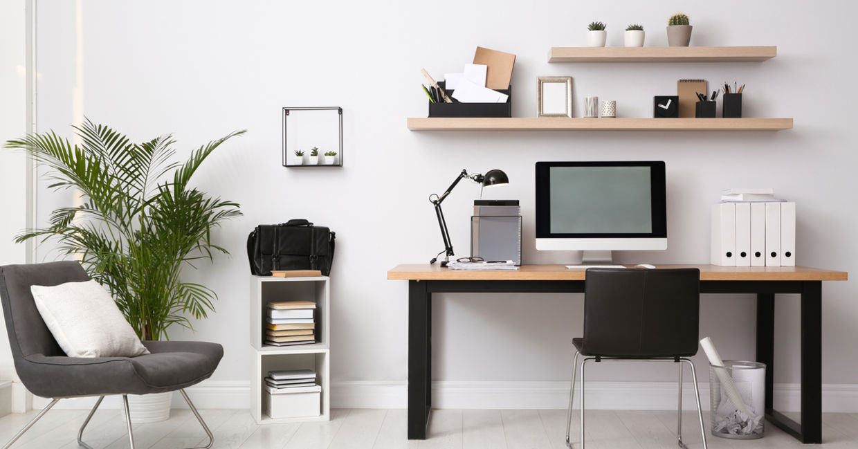 A trendy work space A trendy work space