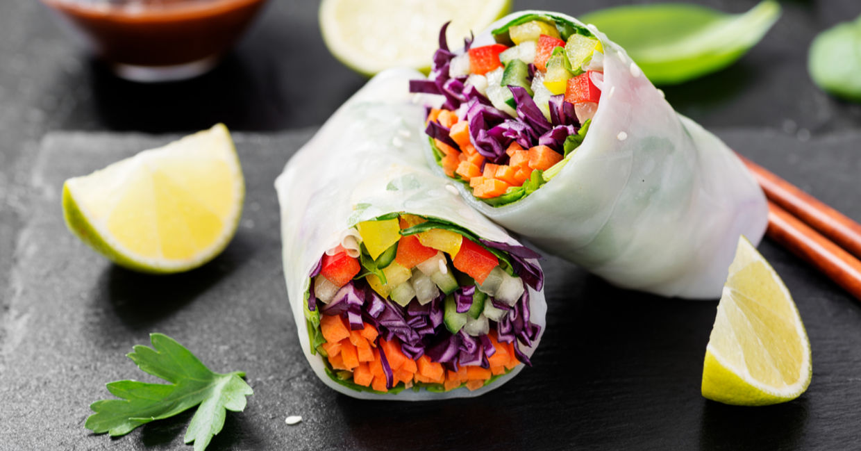 Wraps are easy for a no-cook meal. Wraps are easy for a no-cook meal.