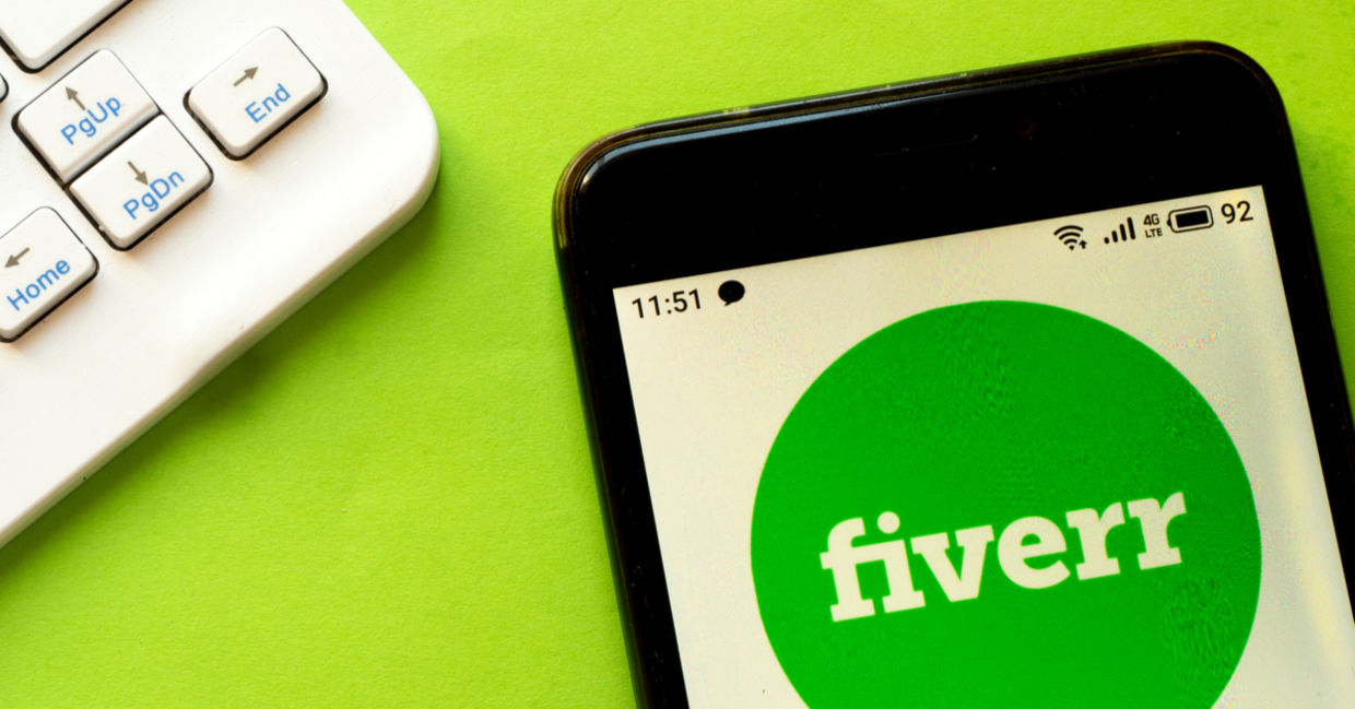 The fivrr app.