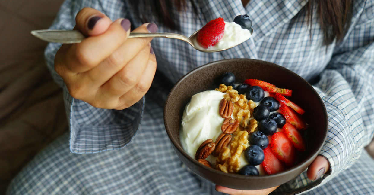Eat a diet rich in probiotics for good gut health. Eat a diet rich in probiotics for good gut health.