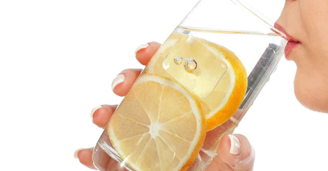 Drinking lemon water daily may flush out toxins. Drinking lemon water daily may flush out toxins.