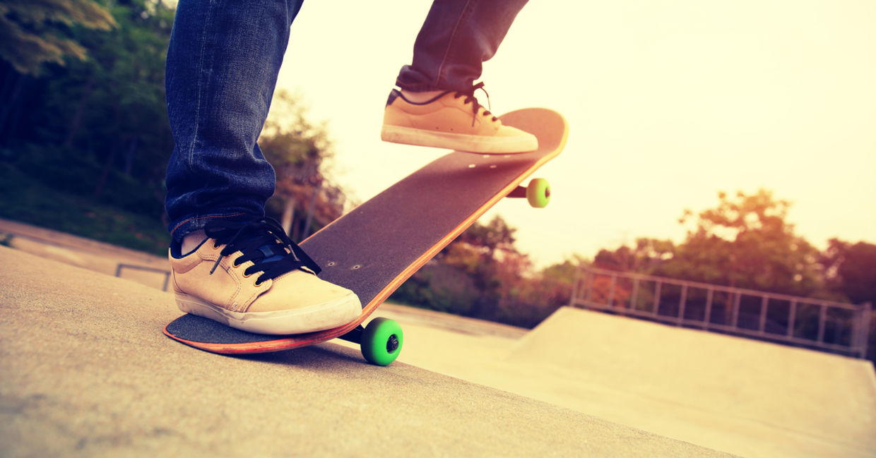 Youth on a skateboard. Youth on a skateboard.