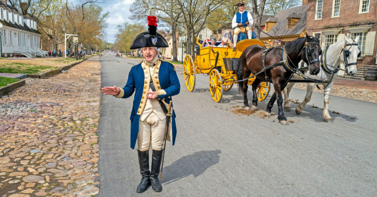 Downtown Colonial Williamsburg, Virginia. Downtown Colonial Williamsburg, Virginia.