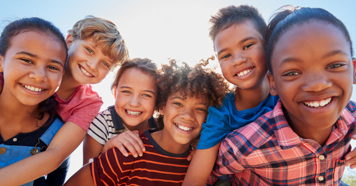 Closeup of children. Closeup of children.