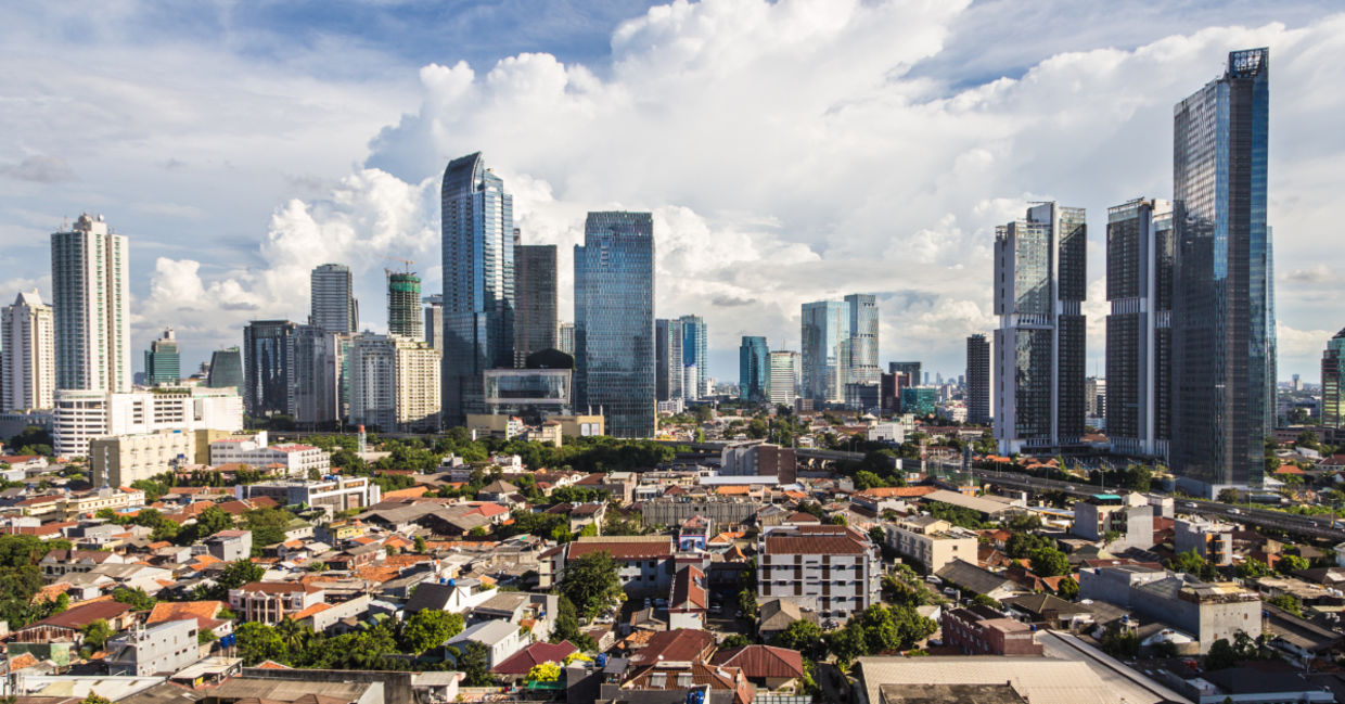 A view of a city.