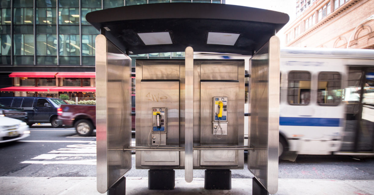 Payphones in New York. Payphones in New York.