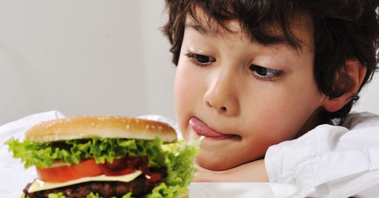 This picky eater enjoys hamburgers. This picky eater enjoys hamburgers.
