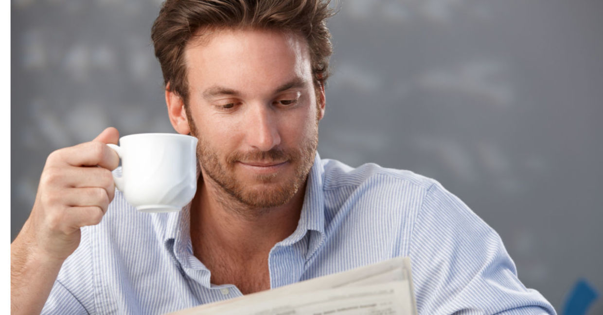 A beverage with caffeine will help get the day started. A beverage with caffeine will help get the day started.