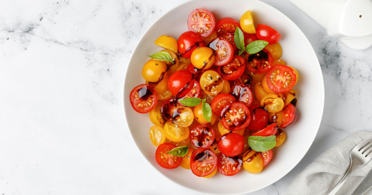 Fresh tomato salad. Fresh tomato salad.