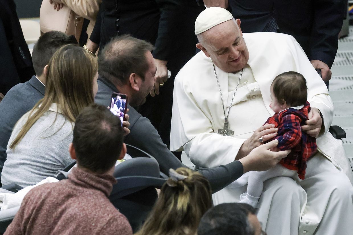 Pope Francis at the Vatican. Pope Francis at the Vatican.