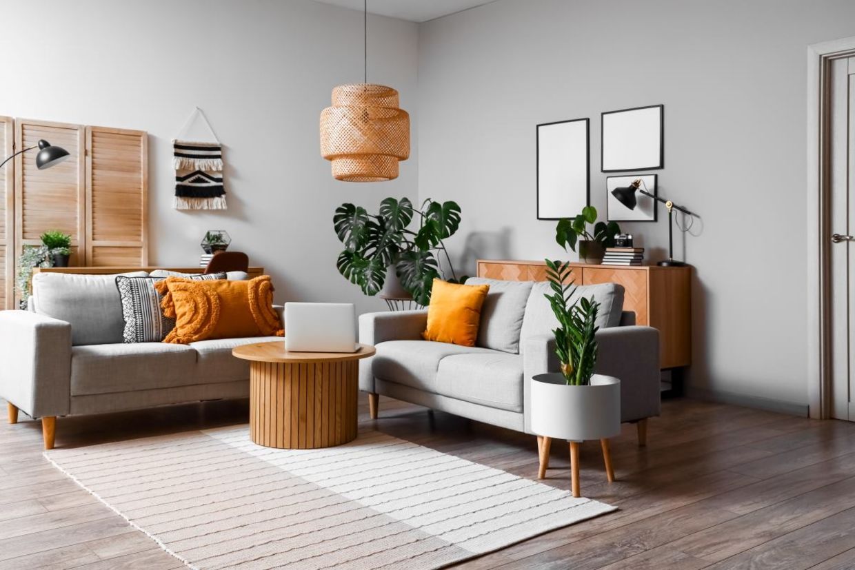 Natural wood is part of a feng shui home. Natural wood is part of a feng shui home.
