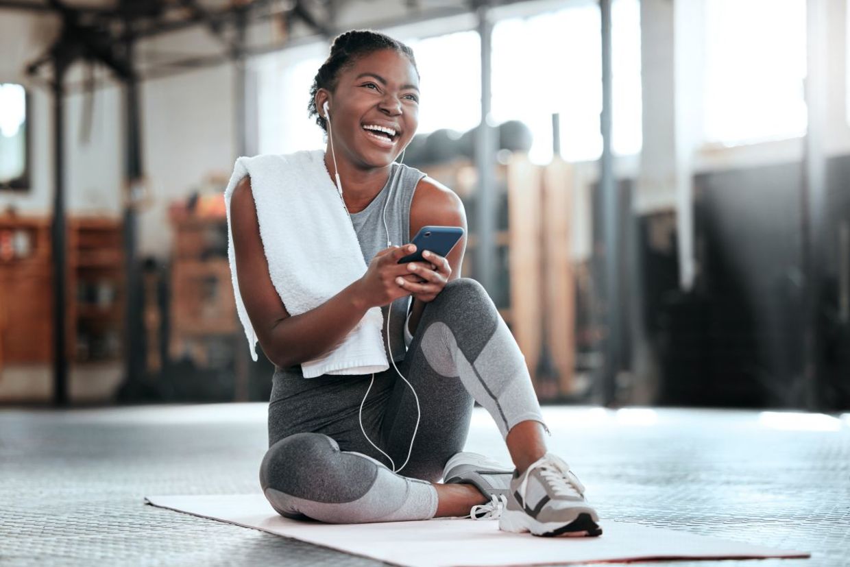 Exercising can improve your mood. Exercising can improve your mood.